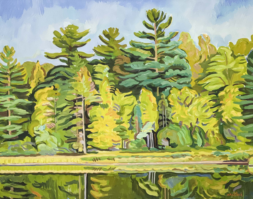 Lot 127, Vincent Arcilesi, Trees at Charlevoix, (1967)