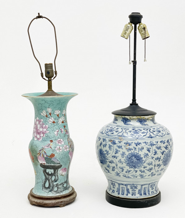 Lot 166, Asian Table Lamps, Group of 2