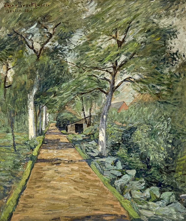 Lot 277 Theo Von Brockhusen Untitled (Landscape with Trees) 1905