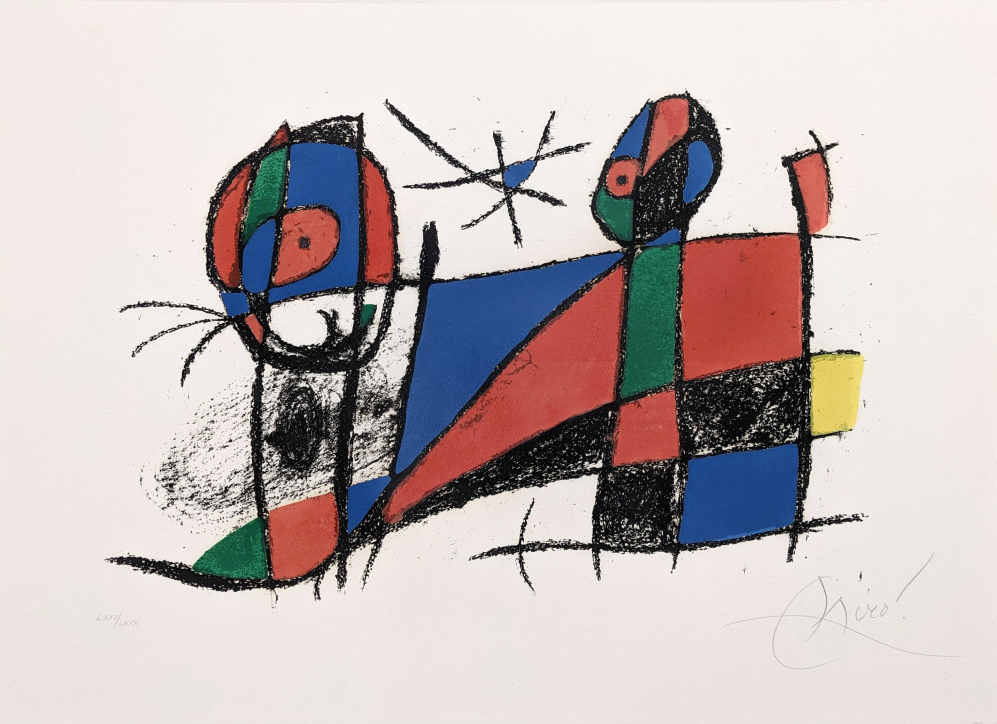 Lot 87 Joan Miró, Miró Lithographe II - Plate VI