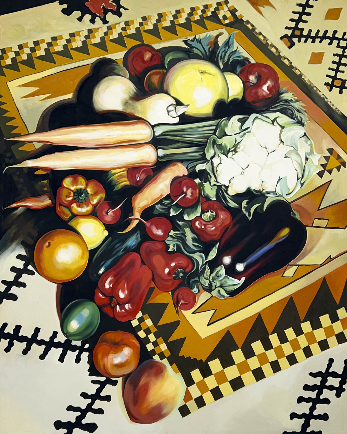 Lowell Nesbitt Vegetable Triptych III (1977-78)