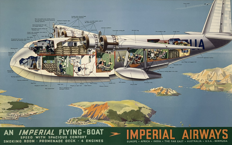Lot 6 Imperial Airways, An Imperial Flying Boat (1939)