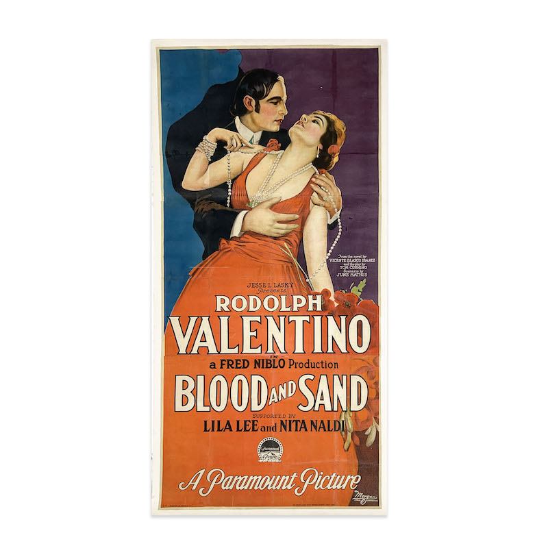 Lot 32 Blood and Sand (1922) Original Movie Poster