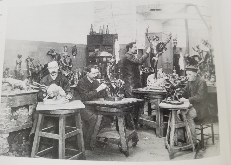 The Barbedienne atelier at the turn of the 20th century