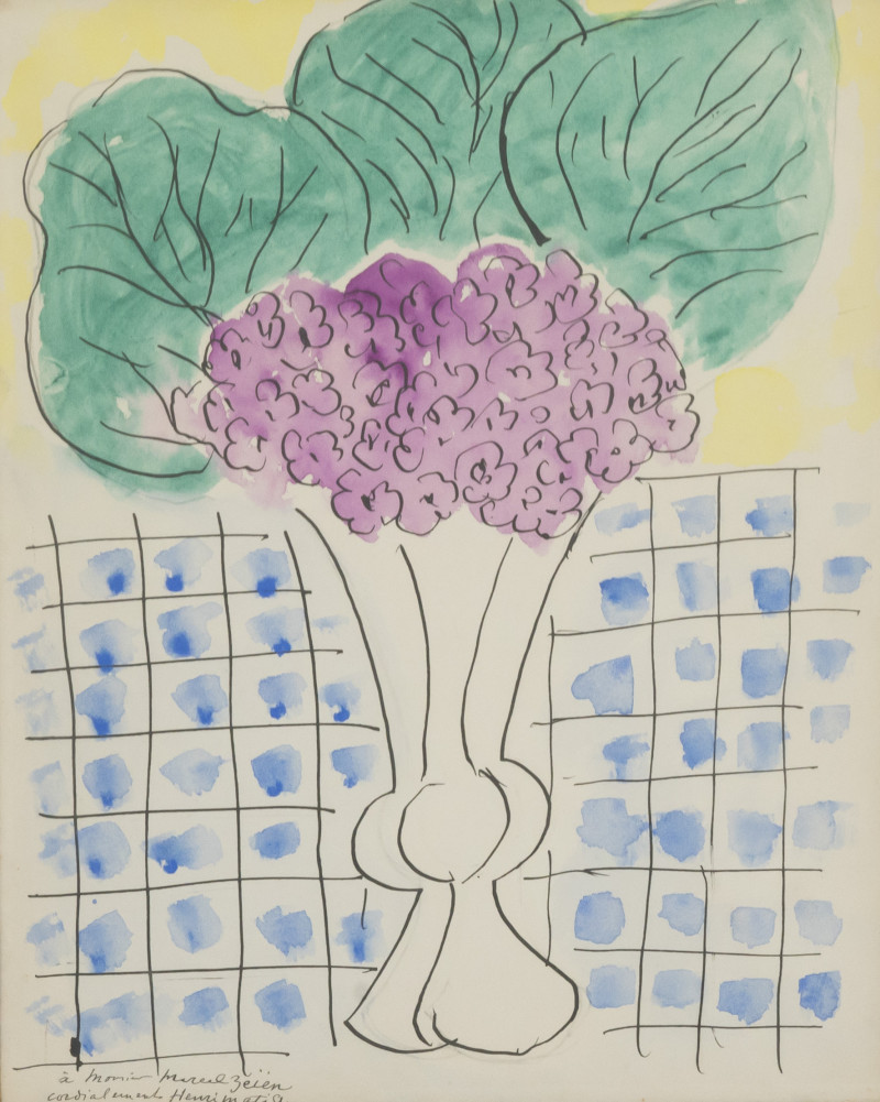 Lot 22 Henri Matisse, Flowers in a Vase