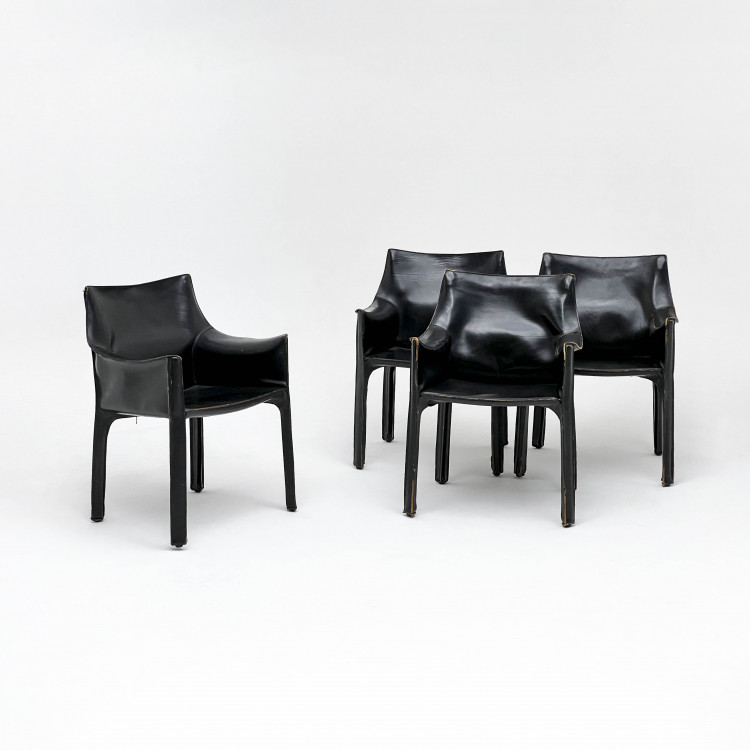 Lot 47 Mario Bellini, Cab Chairs Group