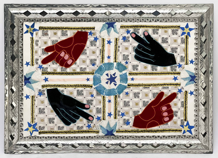 Lot 24: Rodolfo Morales, Untitled (Four Hands)