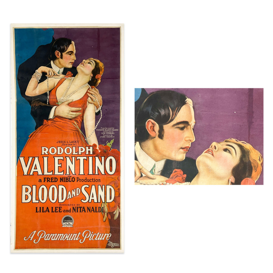 Lot 32: Blood and Sand (1922) Original Movie Poster