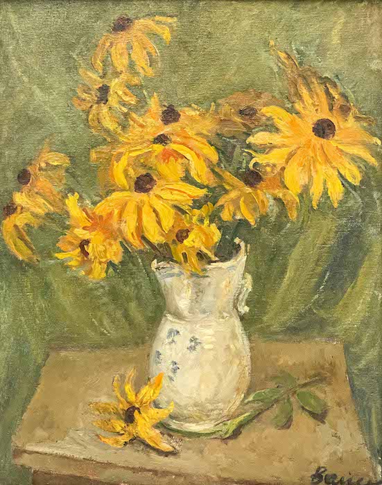 Lot 4 | Albert Bela Bauer, Sunflowers