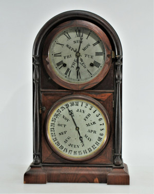 Image for Lot 19th C. Welch Spring & Co Shelf Clock