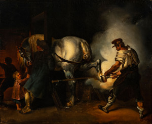 Image for Lot after Théodore Géricault - The Flemish Farrier