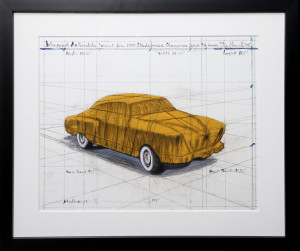 Image for Lot Christo Wrapped Automobile (Project for 1950 Studebaker Champion Series 9G Coupe)