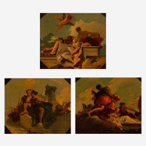 Image for Lot after Giovanni Tiepolo - Three mythological paintings