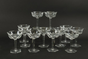 Image for Lot Set of 12 Baccarat Malmaison Champagne Glasses
