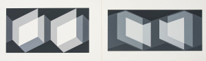 Image for Lot Josef Albers - Two prints from Formulation: Articulation; Portfolio 2 Folder 7 &amp; Portfolio I Folder 27