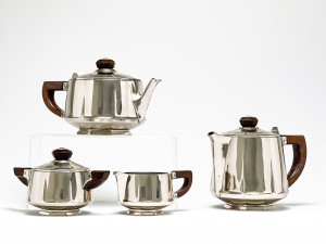 Image for Lot Wolfers Frères (Co.) - 4-Piece Art Deco Tea and Coffee Service