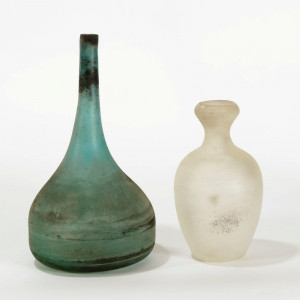 Image for Lot Two Cendese Scavo Glass Vases