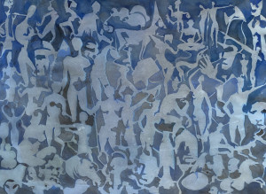 Image for Lot Benoît Gilsoul - Untitled (Blue figures)