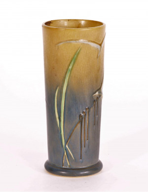 Image for Lot Roseville - Futura Pottery Vase, Seagull, 1930
