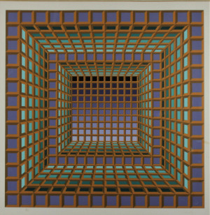 Image for Lot Victor Vasarely - Op Art Squares