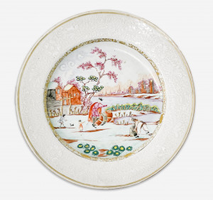 Image for Lot Chinese Export Porcelain 'Peter The Great' Dish