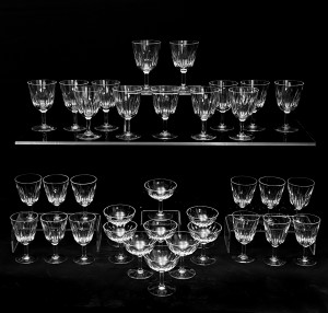 Image for Lot Baccarat - Lorraine Stemware, Group of 34