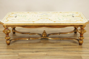 Image for Lot Rococo Style Coffee Table the marble top c1880
