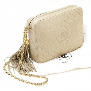 Image for Lot Chanel Camera Tassle Bag