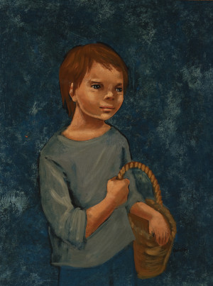 Image for Lot Nadi Ken - Child with a basket