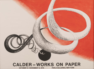 Image for Lot Alexander Calder - Works on Paper Exhibition Poster