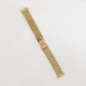 Image for Lot 14k Yellow Gold Panther Link Watch Band
