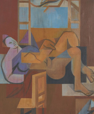 Image for Lot Leonard Alberts - Nude at Window