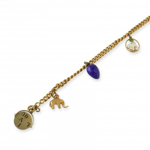 Image for Lot French 18k Gold Charm Bracelet
