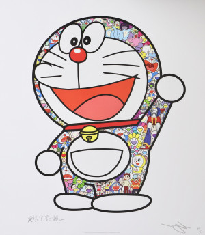 Image for Lot Takashi Murakami Doraemon: Thank You