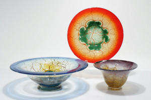 Image for Lot Karl Wiedmann for WMF - Art Glass Vessels