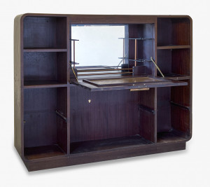 Image for Lot Art Deco Bar Cabinet