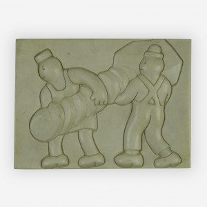 Image for Lot Tom Otterness - Two workers at a task