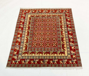 Image for Lot Persian Carpet with Pazyrk Design