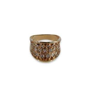 Image for Lot Modernist Diamond Ring