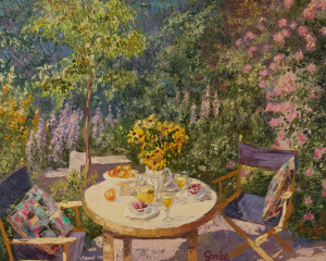 Image for Lot H. Gordon Wang - Lunch in the Garden