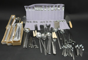 Image for Lot Lg. Joseph Hoffmann Alessi Stainless Flatware Svc