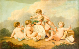 Image for Lot Continental School - Allegory of the Arts