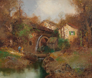 Image for Lot Willi Bauer - Water Mill
