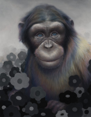 Image for Lot Chris Leib - Rainbow Chimp