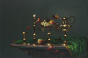 Image for Lot József Molnár - Still life with Fruit