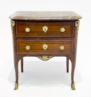 Image for Lot Louis XV Gilt-Bronze Mounted Commode