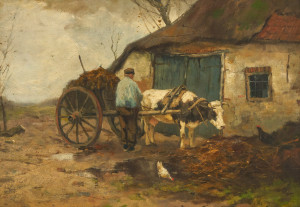 Image for Lot Anton Mauve - The Oxcart