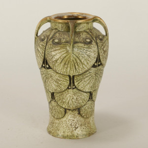Image for Lot Ernst Wahliss - Amphora Pottery Vase