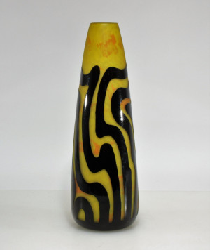 Image for Lot Degue Art Deco Vase
