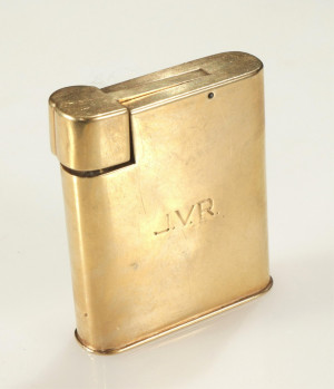 Image for Lot Vintage French 18K Yellow Gold Lighter